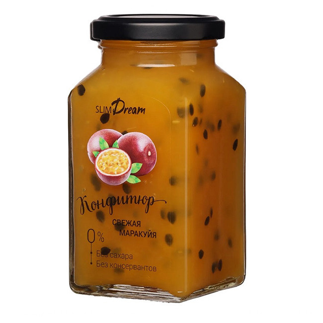 Конфитюр из маракуйи без добавления сахара "Slim Dream", 300 г