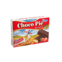 Печенье Choco Pie Long Клубника Вироско, 216 г