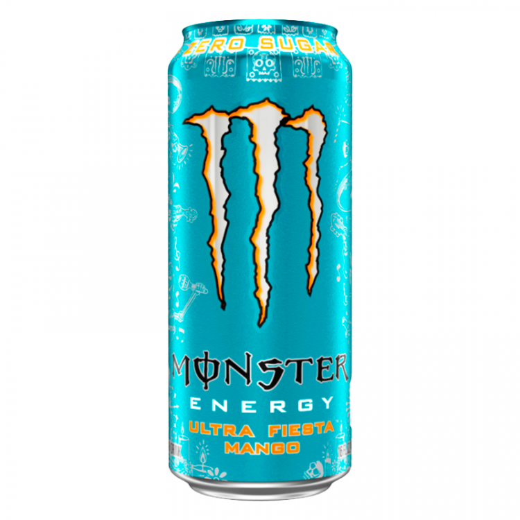 Энергетический напиток Monster Energy Ultra Fiesta Mango 500мл БЕЗ САХАРА