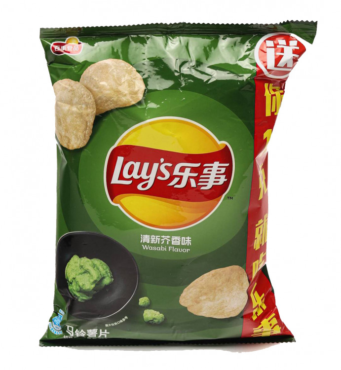 Чипсы Lay's со вкусом васаби, 70 гр
