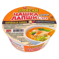 Лапша б\п "Нонгшим" Донсан острая курица, 86 гр