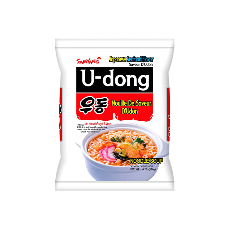 Лапша Samyang б\п морепродукты по-восточному U-dong, 120 г