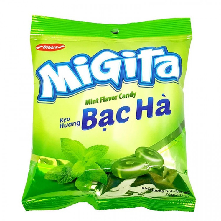 Конфета мятная Bibica, 70 гр