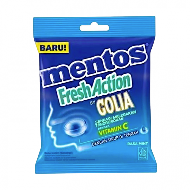 Леденцы Mentos Mint Mentos Fresh Action Golia, 105 г