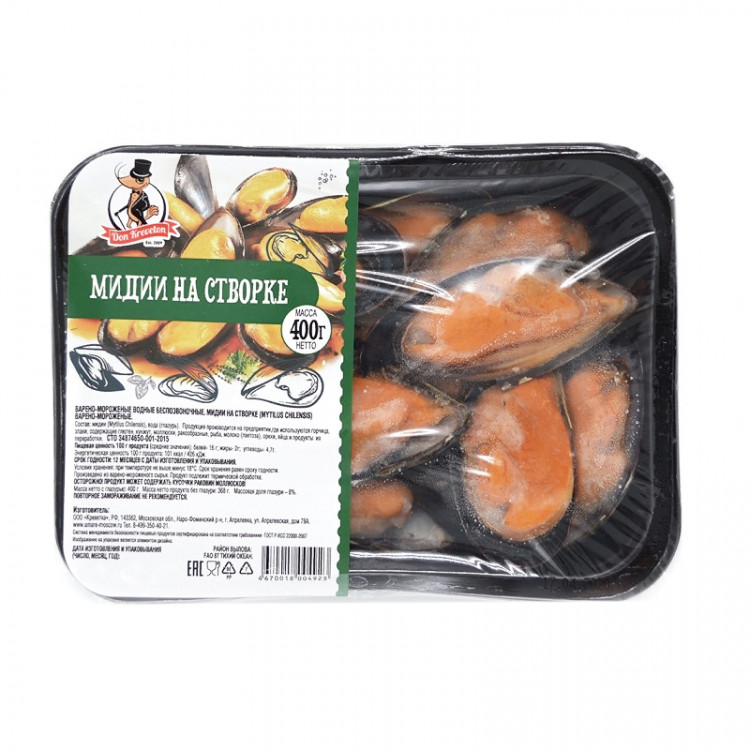 Мидии на створке Don Kreveton, 400 г