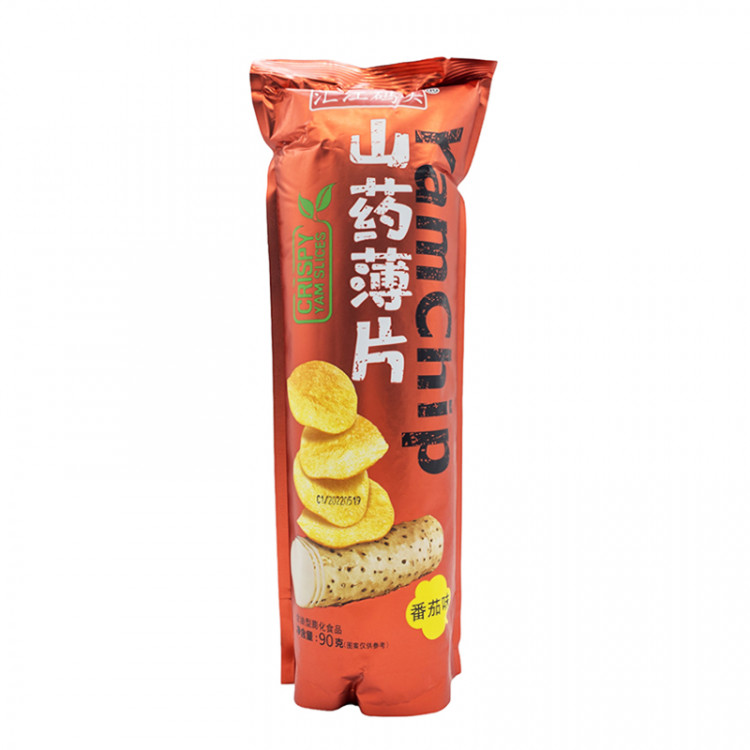 Чипсы ЯмЧип Crispy со вкусом томата (жёлтая/красная), 90 г