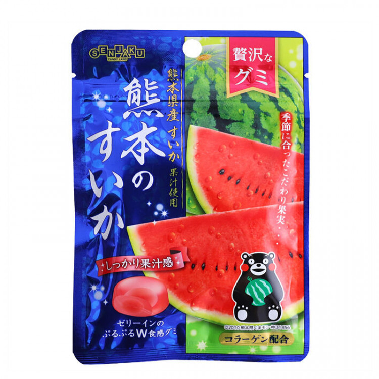 Мармелад жевательный со вкусом арбуза Senjaku, 34 гр