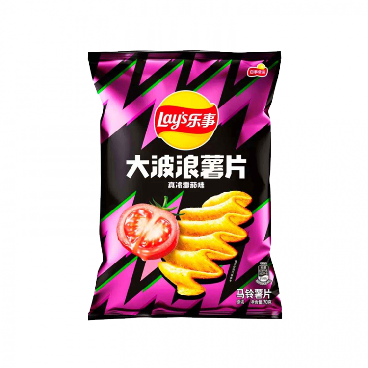 Чипсы Lay's Big Wave со вкусом томата, 70 г