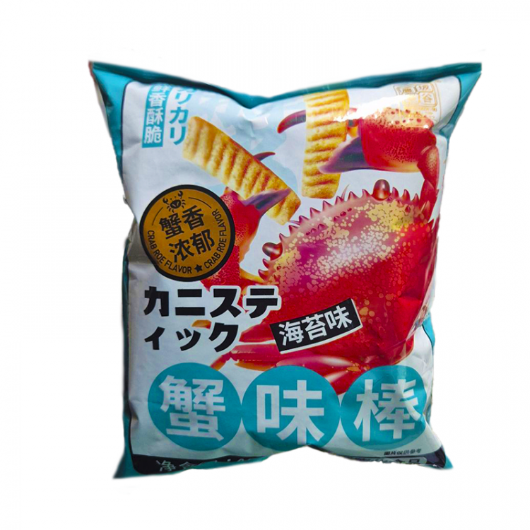 Чипсы со вкусом крабового мяса и морских водорослей, 40 г