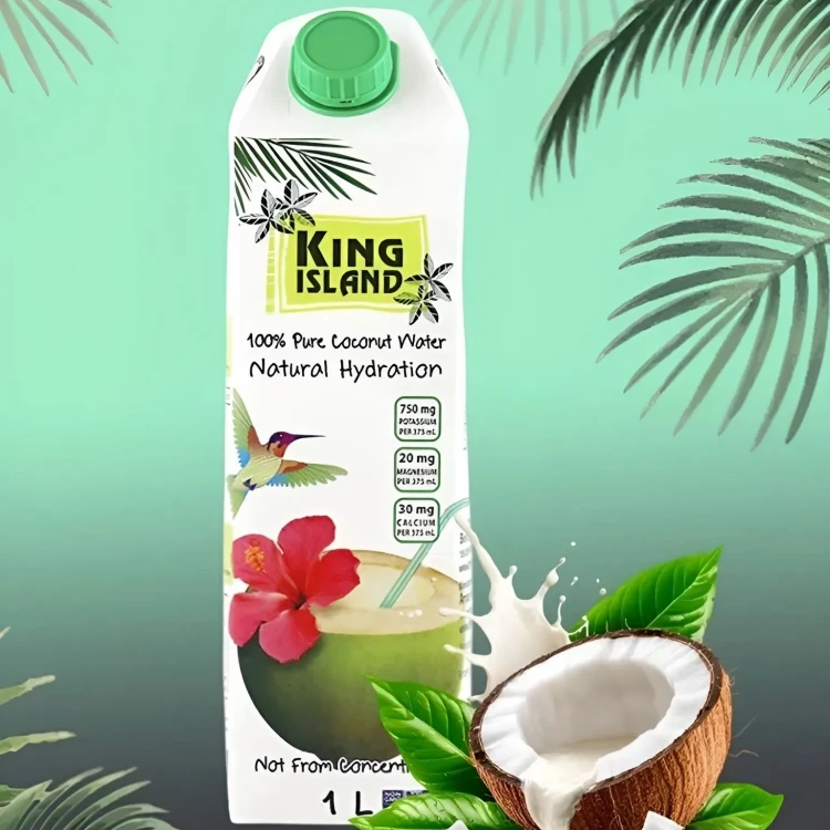 Кокосовая вода 100% KING ISLAND 1000 мл