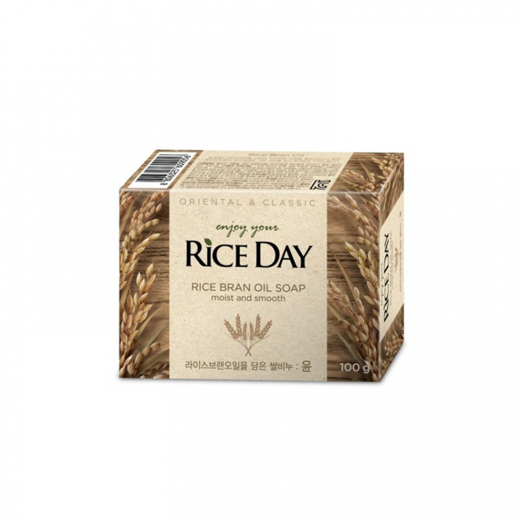 Мыло RICE DAY с рисовыми отрубями, 100 г