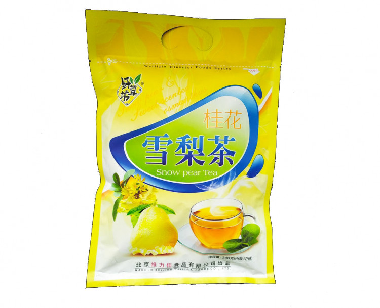 Чай "Бабао" с османтусом и грушей 240 гр(12 шт)