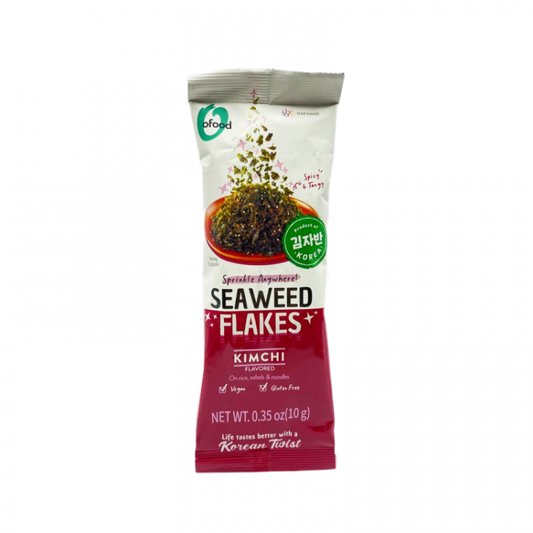 Хлопья морской капусты со вкусом кимчи Seaweed Flakes, 10 г