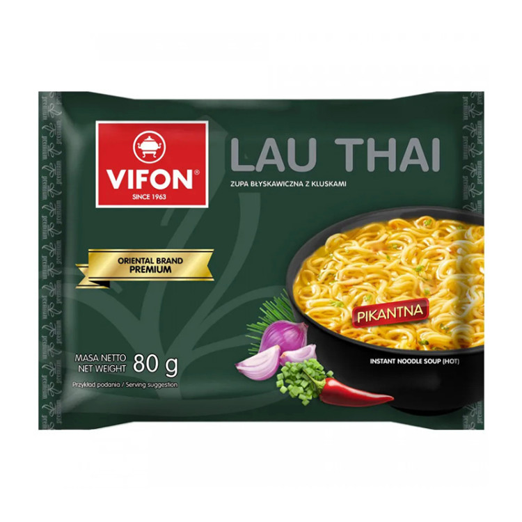 Лапша б\п тайская кухня LAU THAI, 80 гр