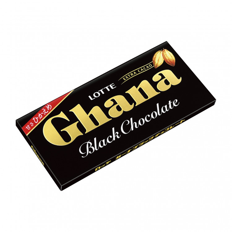 Шоколад черный Гана Lotte, 50 гр