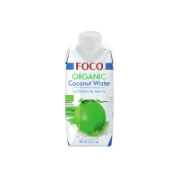 Кокосовая вода органическая "FOCO", 330 мл 