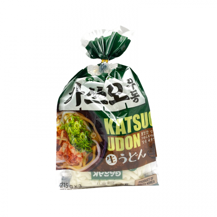 Лапша б\п Удон со вкусом тунца Кацуо GARAK, 645 г (215х3)