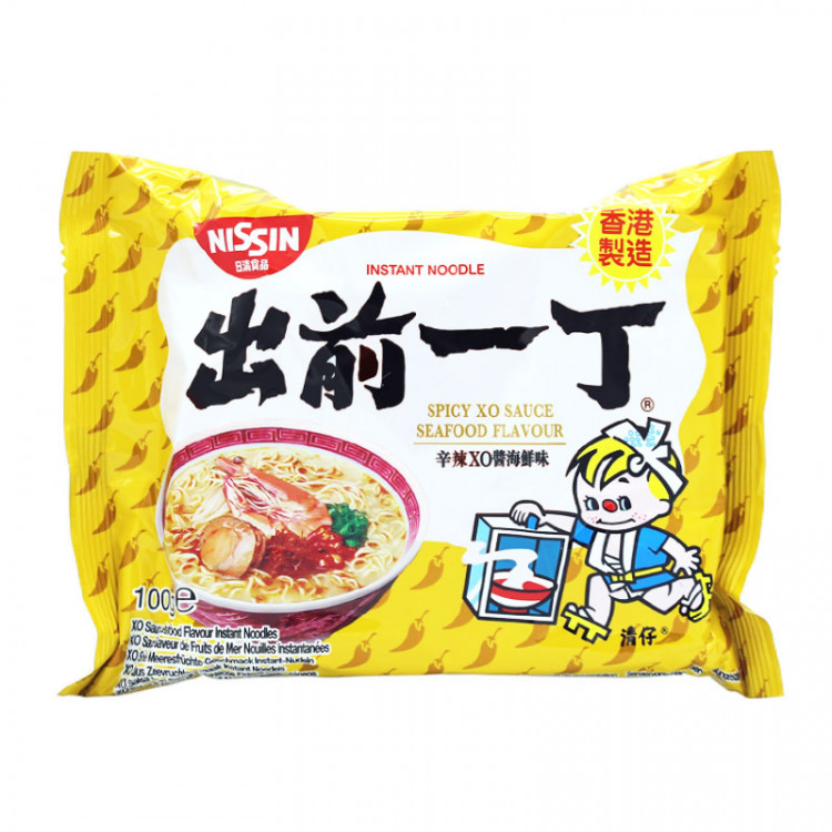 Лапша б/п Ниссин Рамен морепродукты с соусом ХО, 100 г