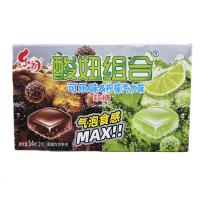 Конфета жевательная Два Вкуса кола и лайм