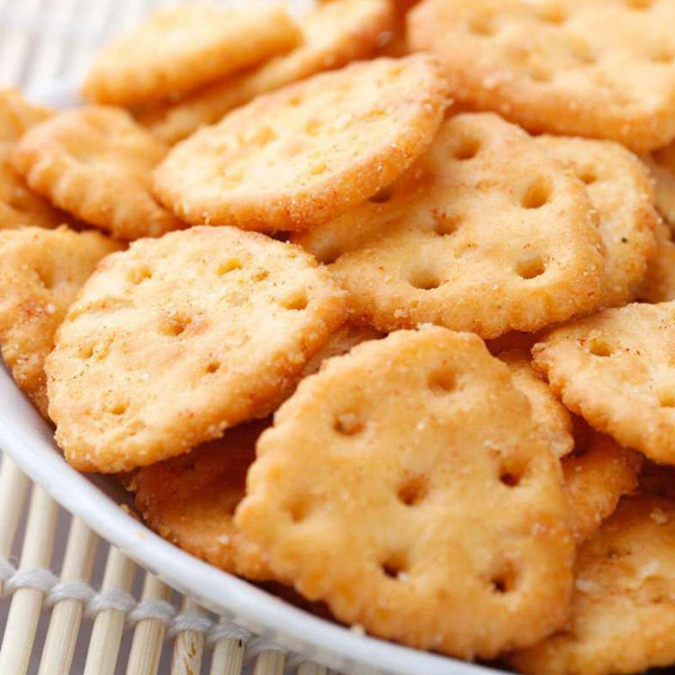 Печенье мини Крекеры со вкусом барбекю с тмином Glico, 80 г