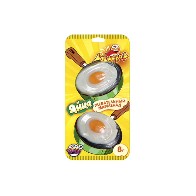 Мармелад жевательный Яйца, 8 г