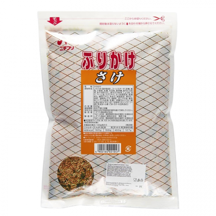 Приправа для риса «фурикакэ» со вкусом лосося, NICHIFURI, 500 г