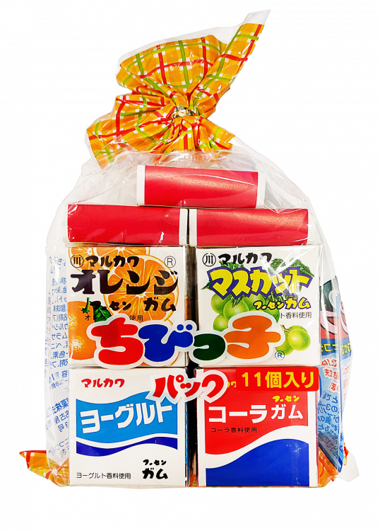 Жевательная резинка Марукава ассорти 11 шт (мешочек), 58,2 гр