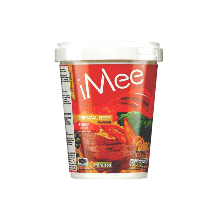 Лапша б/п со вкусом говядины Imee, стакан 65 г