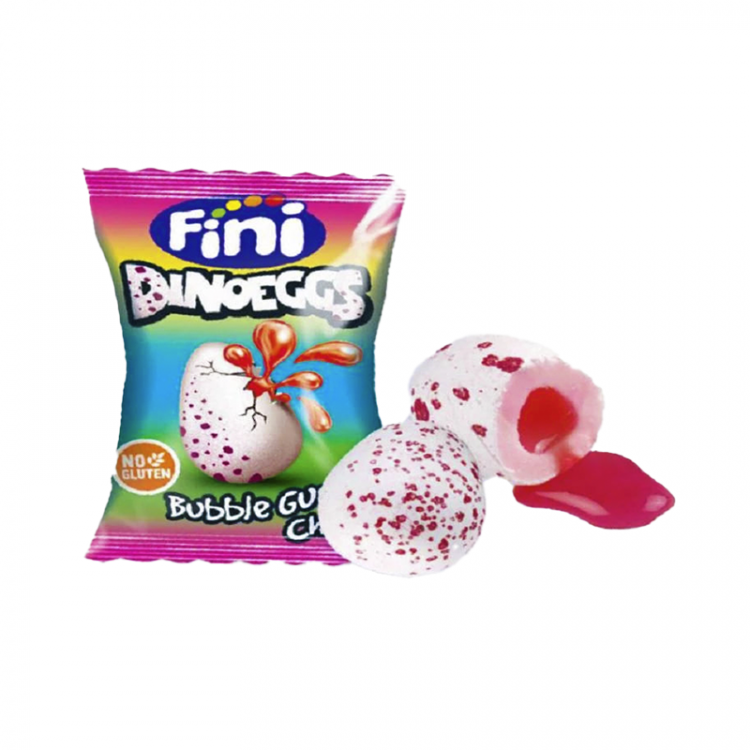 Жевательная резинка FINI Dino eggs Клубника, 5,5 гр