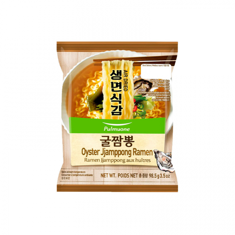 Лапша б/п Pulmuone со вкусом устрицы Oyster Jjamppong Ramen, 98.5 г