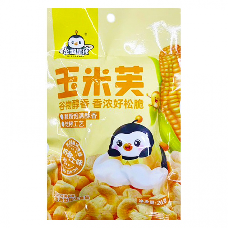 Палочки кукурузные со вкусом сливочного сыра QIE Planet, 26 г