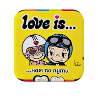 Конфеты Love Is в форме сердца со вкусом Морской соли и Лимона, 20 гр