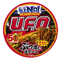 Лапша б\п Nissin Якисоба UFO с вкусом свинины, 128 гр