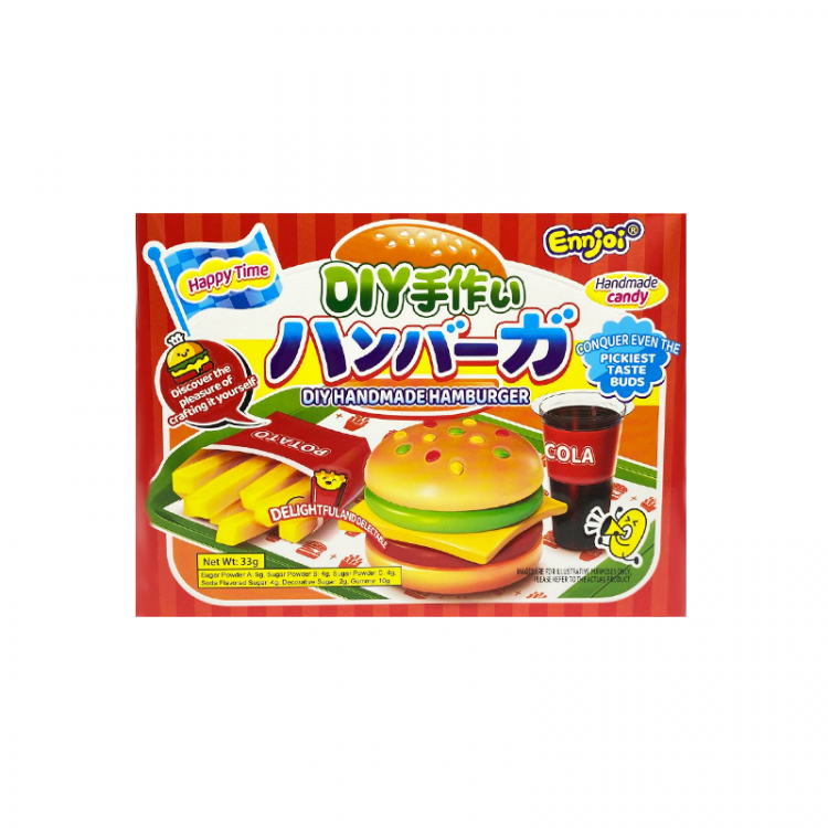 Конфета жевательная "Сделай сам" Hamburger Гамбургер Guandong Lefen, 33 г