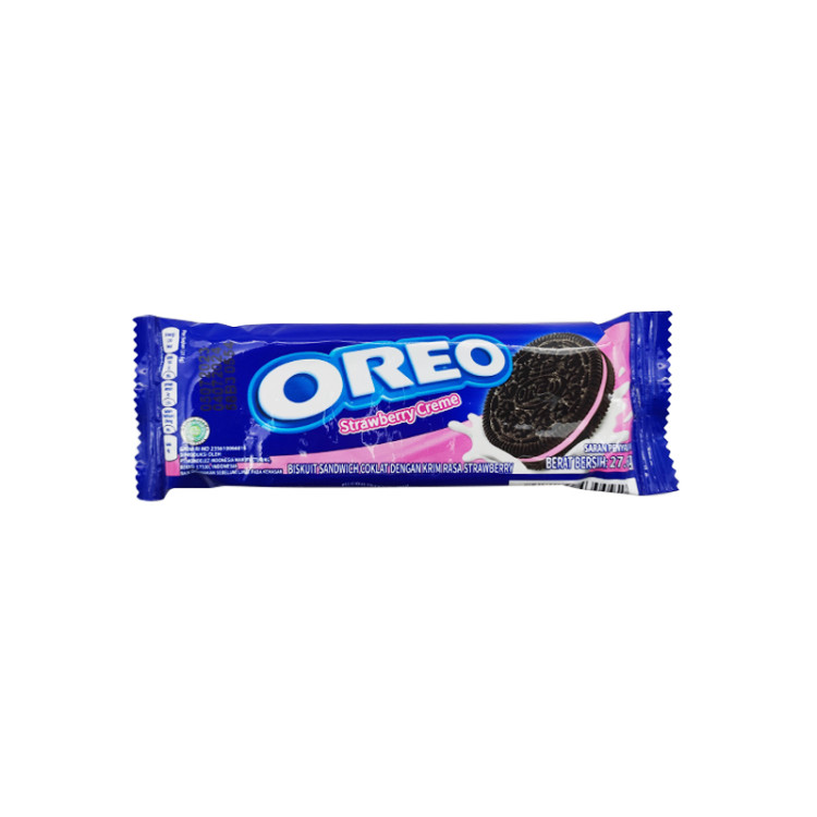 Печенье Oreo с клубничным кремом, 27,6 г