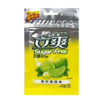 Леденцы мятные без сахара со вкусом лимона Lishuang, 15 г
