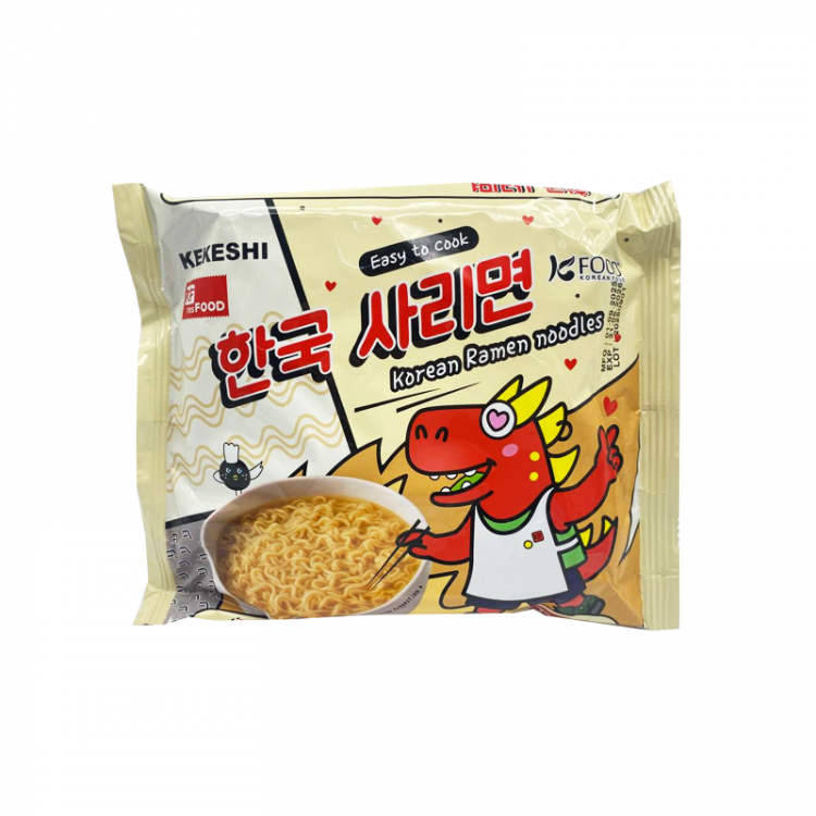 Лапша б/п Korean Ramen Plain noodles KEKESHI, 100 г