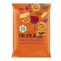 Корейское печенье Mini Yakgwa со вкусом яблока с корицей Samlip, 200 г