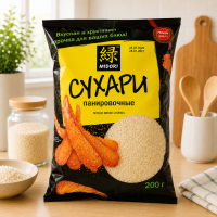 Сухари панировочные Мидори, 200 гр