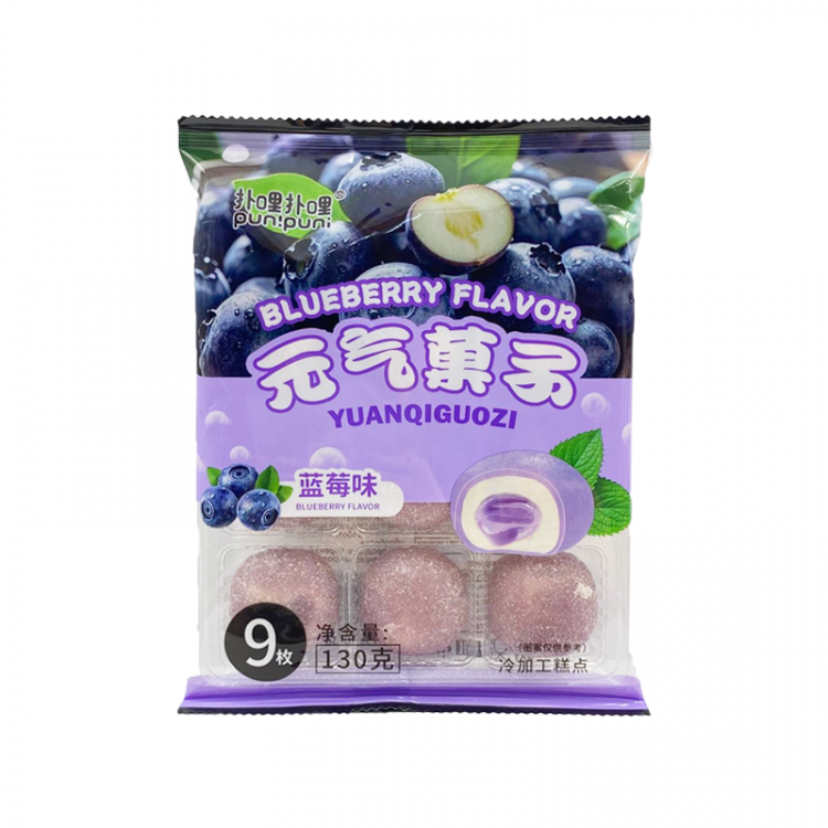Моти со вкусом черники Yuangiauozi, 130 г