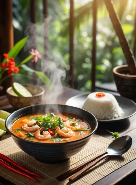 Суп "Том Ям" (TOM YUM) с кокосовым молоком, 250 мл