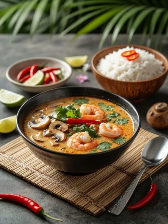 Суп "Том Ям" (TOM YUM) с кокосовым молоком, 250 мл