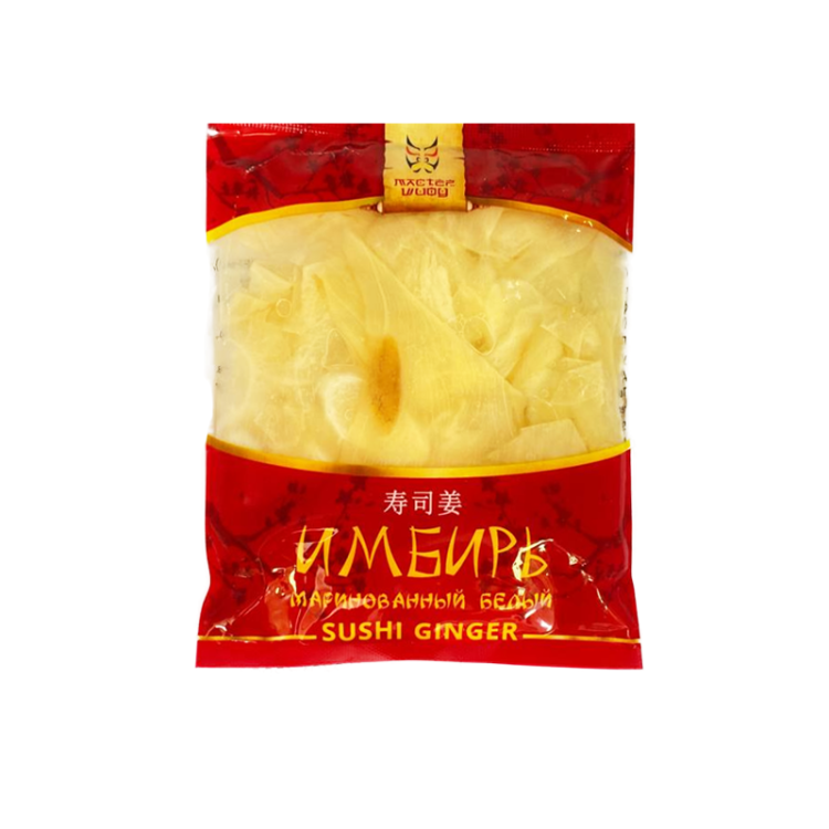 Имбирь маринованный белый "Мастер Шифу" 150 гр