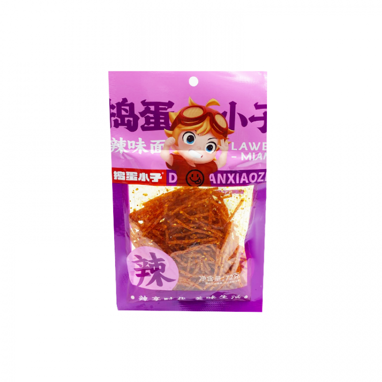 Cнэк соевый Daodanxiaozi острые соломки, 72 г