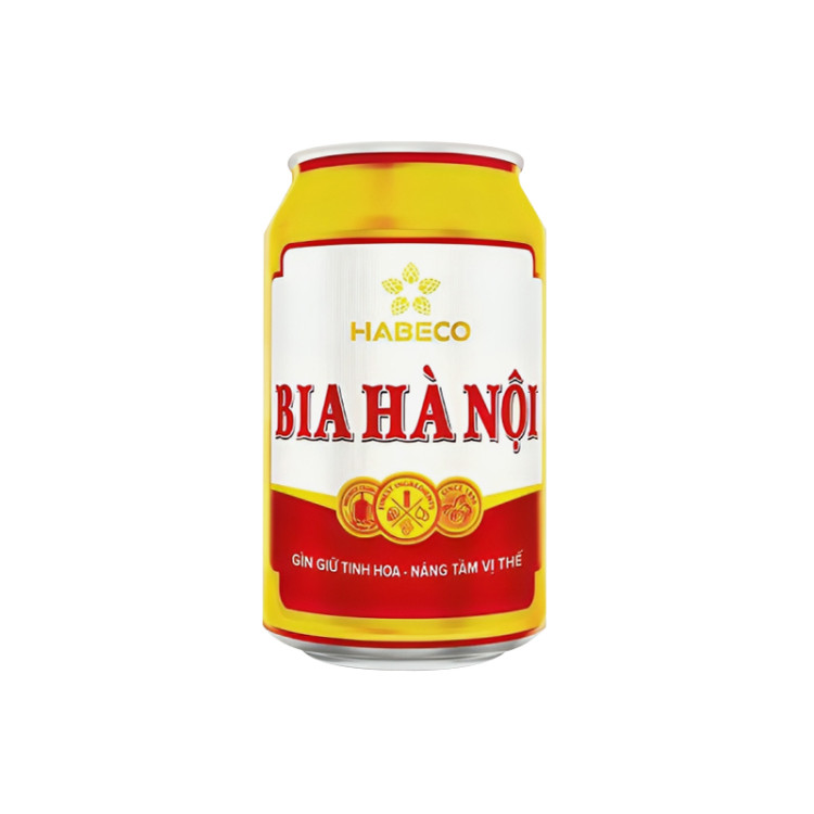 Пиво светлое Hanoi, пастер., фильтр., 4,6%, ж/б, 330 мл