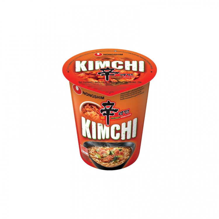 Лапша Nongshim Шин Рамён со вкусом кимчи (стакан), 75 г