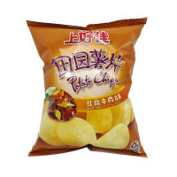 Чипсы картофельные со вкусом тушеной говядины Shanghaojia, 50 г