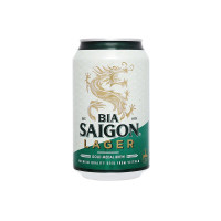 Пиво светлое "Сайгон Лагер" пастер,. фильтр., 4,3%, ж/б 330 мл