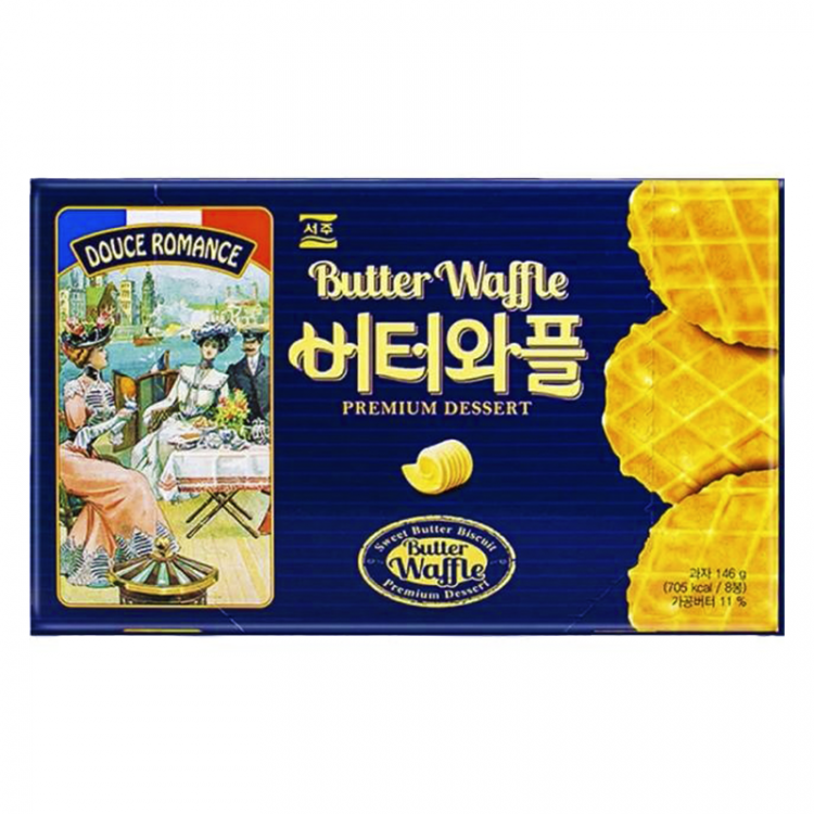 Вафли сливочные Seoju Batter Waffle, 55 г